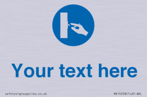 Custom Use Switch Sign